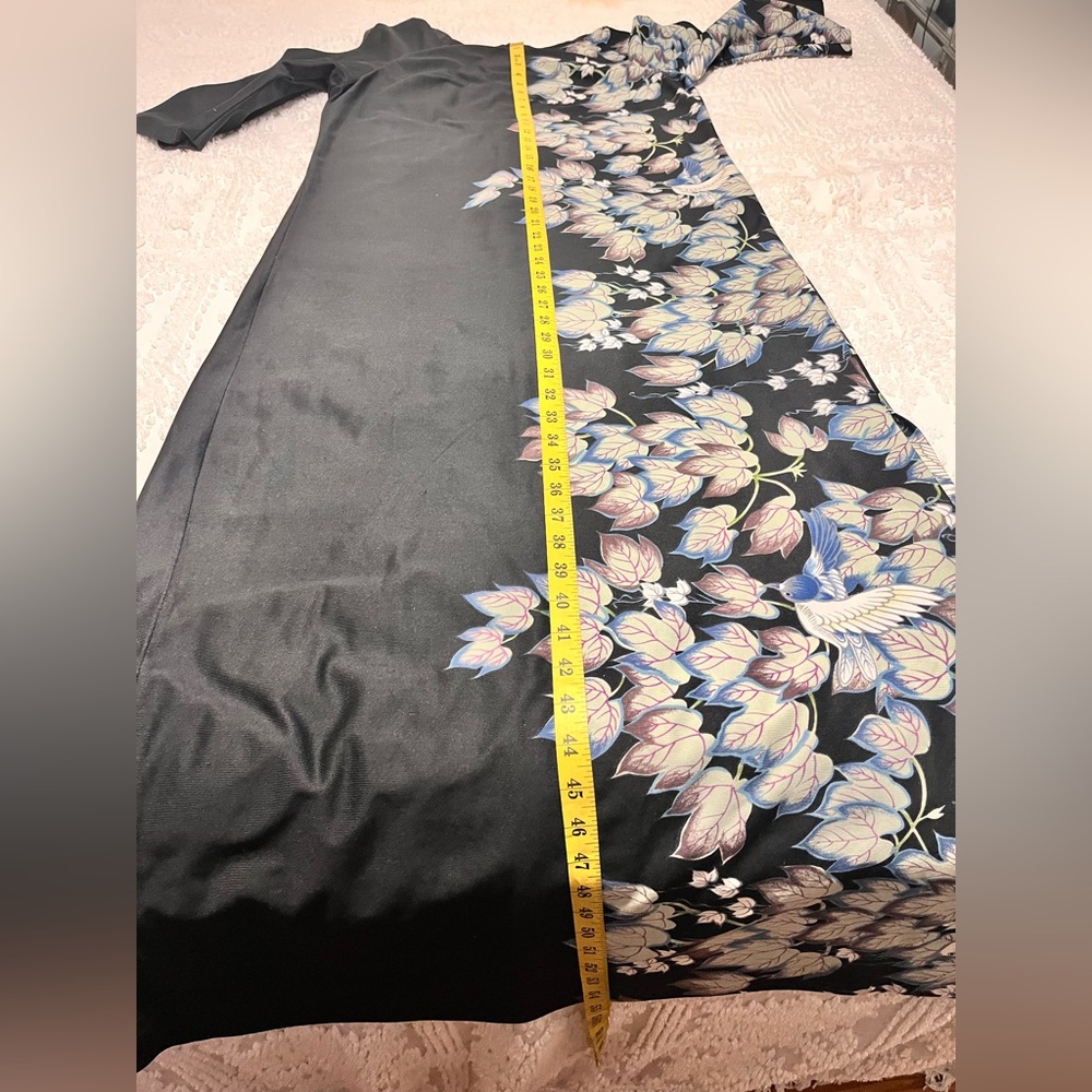 Elegant vintage maxi dress by Sidan -medium - Picture 15 of 15